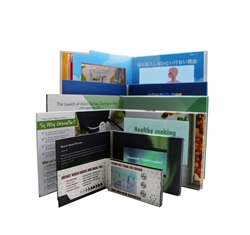 LCD Video Brochure TV Playing Card Video Greeting Card