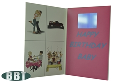 A5 4.3“ LCD Video Greeting Card Wedding Invitation Card