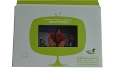4.3inch Desktop Video Brochure LCD Video Calendar