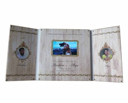 Digital Wedding Invitation Card LCD Video Brochure