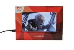 7inch LCD Video Promotion Card with Stand for supermaket